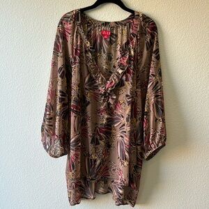 Elle Women’s semi Sheer Tunic Size 3X